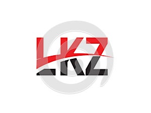 LKZ Letter Initial Logo Design
