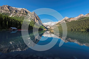 Llake Louise in Canadian Rockies, Banff National Park, Canada.