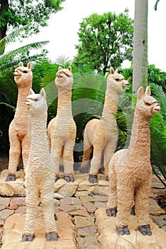 Llama statue