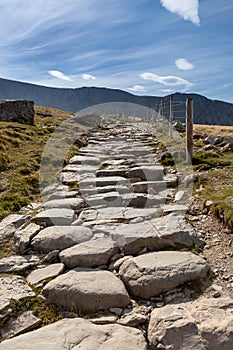 Llanberis path to Snowdon mountain