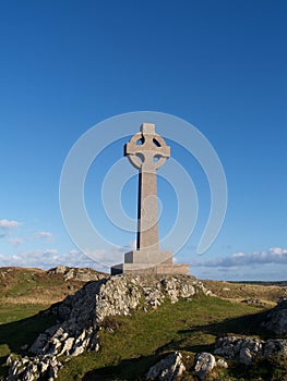 Llanddwyn island Celtic Cross