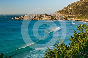 Beautiful Rolling Waves at Llandudno Beach, Cape Town.