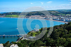 Llandudno Sea Front in North Wales, UK