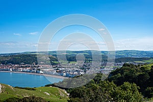 Llandudno Sea Front in North Wales, UK