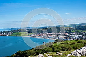 Llandudno Sea Front in North Wales, UK