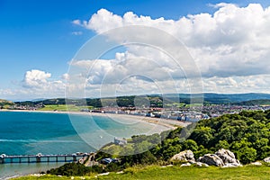 Llandudno Sea Front in North Wales, United Kingdom