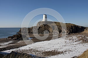 Llandwyn Island lighthouse
