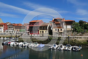 Llanes harbour, Asturias, Norther Spain photo