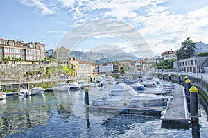 Llanes port photo