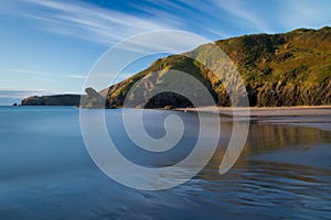 Llanggrannog Beach, Cardigan Bay, West Wales