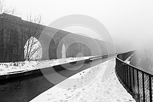 The Llangollen Canal in Winter