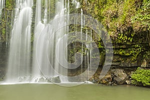 Llanos de CortÃ©s waterfall and Grotto