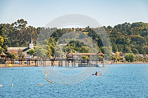 Llanquihue Lake and Frutillar Bajo Pier - Frutillar, Chile