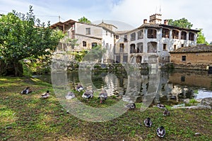 Llavina mill in Centelles. Barcelona, Catalonia, Spain photo