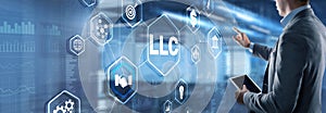 LLC. Limited Liability Company. Business Technology Internet