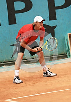 Lleyton Hewitt during his prac