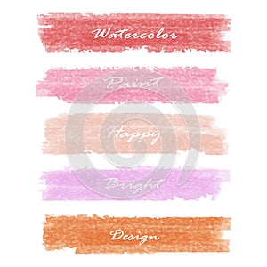 Llight pink orange red love pastel banner photo