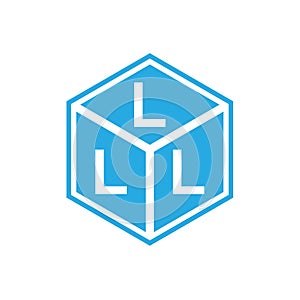 LLL letter logo design on black background. LLL creative initials letter logo concept. LLL letter design photo
