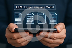 Llm large language model ai artificial intelligence data processing machine learning neural network algorithm code