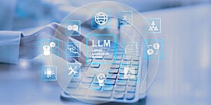 LLM Large Language Model Technology and Artificial Intelligence Applications on a Virtual Interface