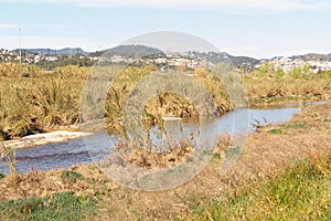 Llobregat River in Barcelona, Catalonia, Spain photo
