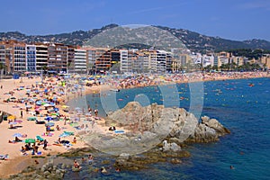 Lloret de mar beach ,costa brava