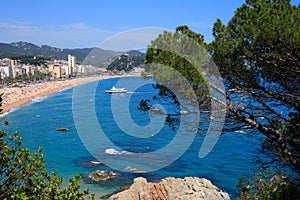 Lloret de Mar beach (Costa Brava, Spain)