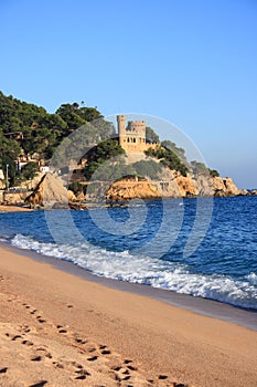 Lloret de Mar beach (Costa Brava, Spain) photo