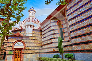 Lloret de Mar Sant Roma chuch in Costa Brava