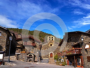 Llorts village in Ordino church in Andorra