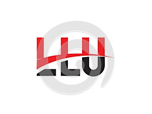 LLU Letter Initial Logo Design