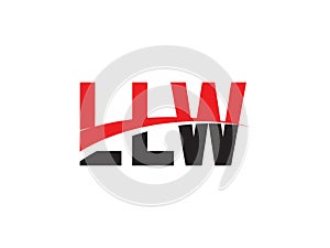 LLW Letter Initial Logo Design