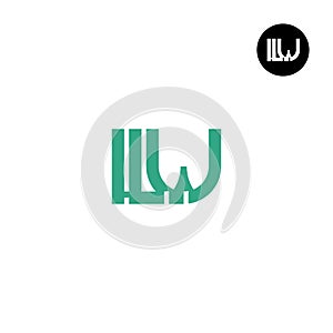 LLW Logo Letter Monogram Design