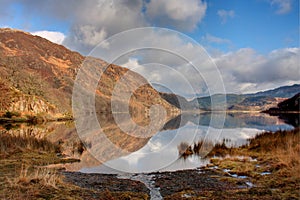 Llyn Dinas reflections