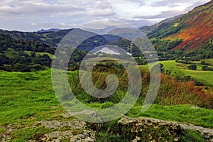 Llyn Gwynant at the centre of Snowdonia