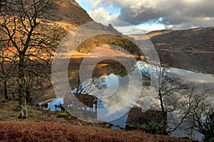 Llyn Gwynant reflections