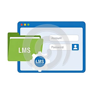 Lms login interface