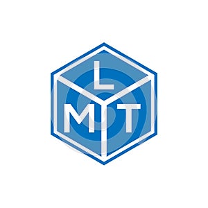 LMT letter logo design on black background. LMT creative initials letter logo concept. LMT letter design