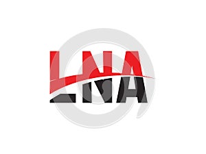 LNA Letter Initial Logo Design