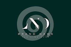 LND abstract letter logo design