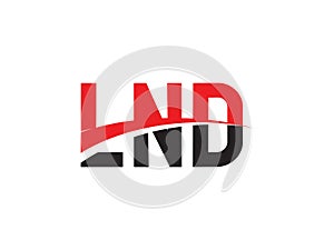 LND Letter Initial Logo Design