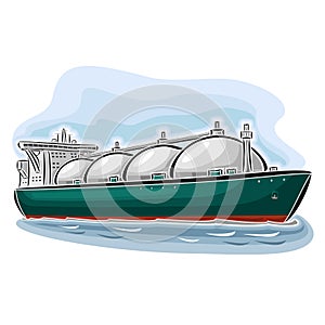 LNG liquefied natural gas carrier ship