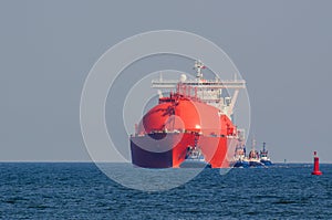 LNG TANKER AT SEA