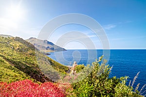 Lo Zingaro nature reserve at Sicily, Italy