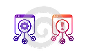 load testing, performance test icons photo