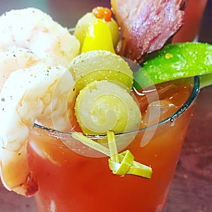Loaded bloody mary