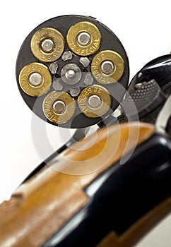 Loaded Bullets in Gun Chamber 38 Special Ready Aim Fire