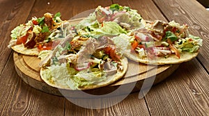 Loaded Chicken Tostadas