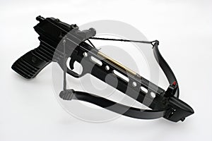 Loaded crossbow handgun