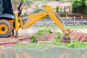 Loader Backhoes working